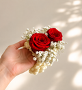 Traditional Red Rose & Jasmine Gajra