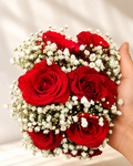 Classic Crimson Rose Gajra