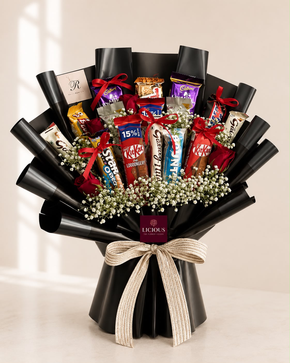 Luxury Assorted Chocolate & Red Rose Bouquet – Premium Gift Hamper for Every Occasion